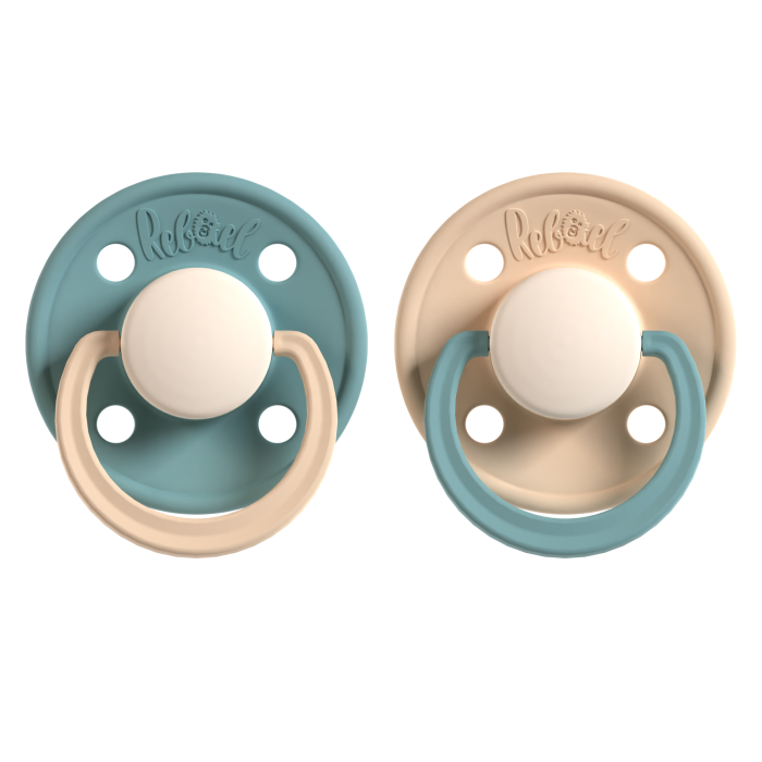 Rebael čiulptukai fashion  turkus kreminis 2vnt dydis 2