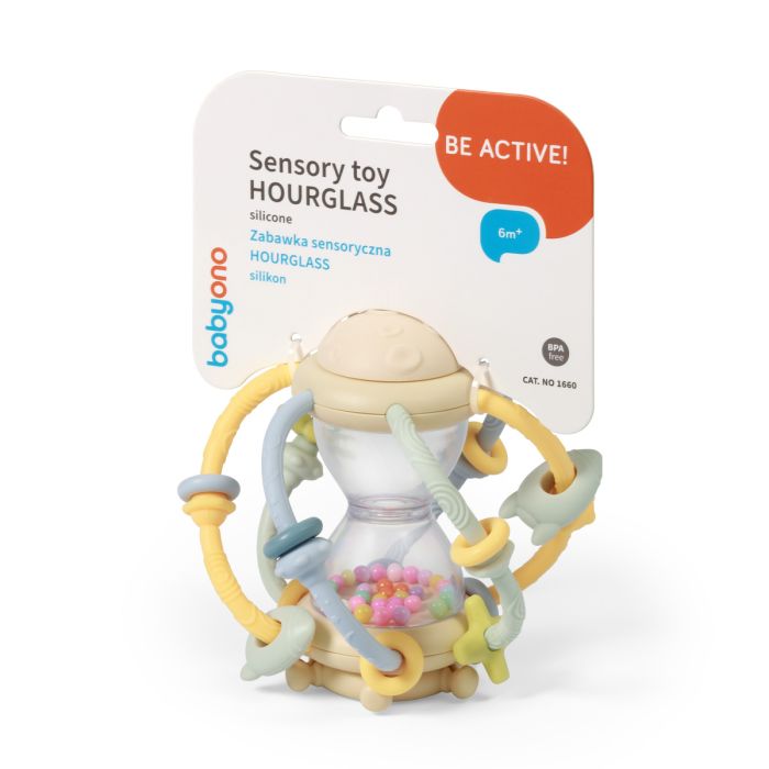 Babyono žaislas sensorinis smėlio laikrodis 1660