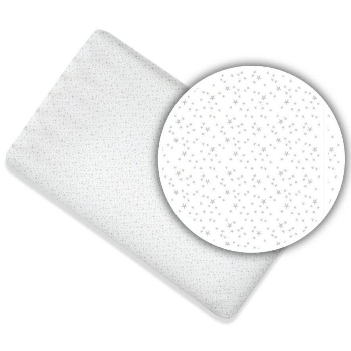 Ankras paklodė  su guma 160x80 žvaigždynas balta