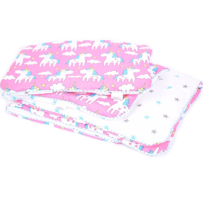 Hällikomplekt "Pink Ponny" 60x75cm teki ja 35x25cm padjaga