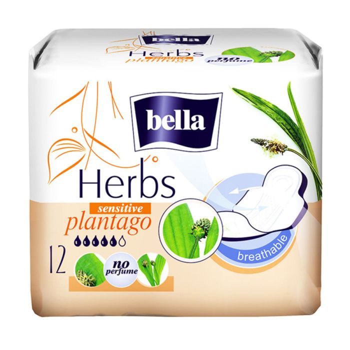 Hügieenisidemed Bella Herbs Plantago 12tk