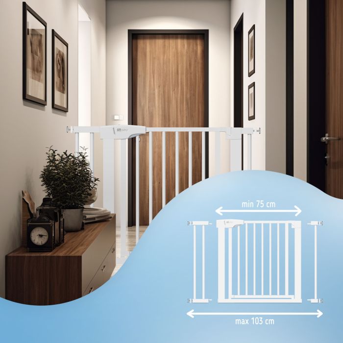 SIPO apsauginiai varteliai vaikui balti SBS-SG01