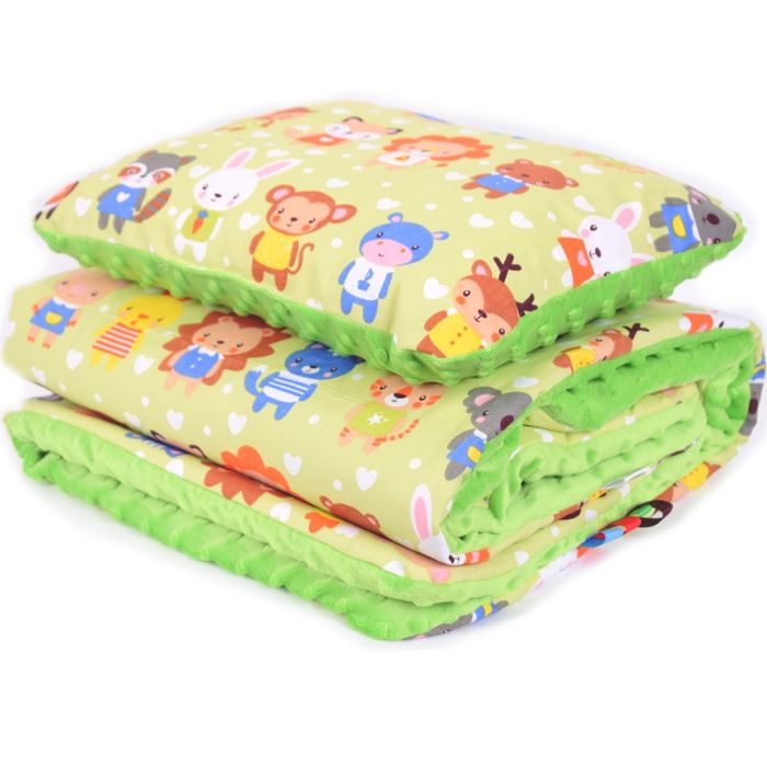 Hällikomplekt  "Babies" pleed 100x75cm ja padi 30x40cm