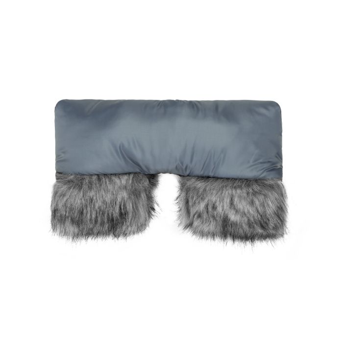 Sensillo pirštinė vežimėliui su kailiuku pilka 8541