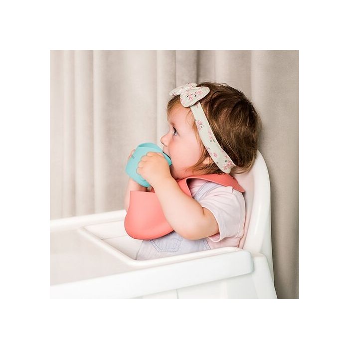 Babyono ergonomiškas mokomasis puodelis mėtinis 1463/06