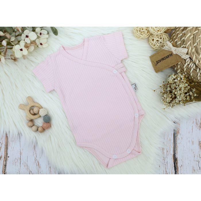 Beebi bodi lühikeste varrukatega "Kos" pale rose