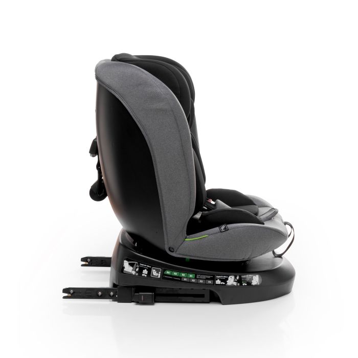 4Baby autokėdutė MATT-FIX 40-150CM I-SIZE tamsiai pilka