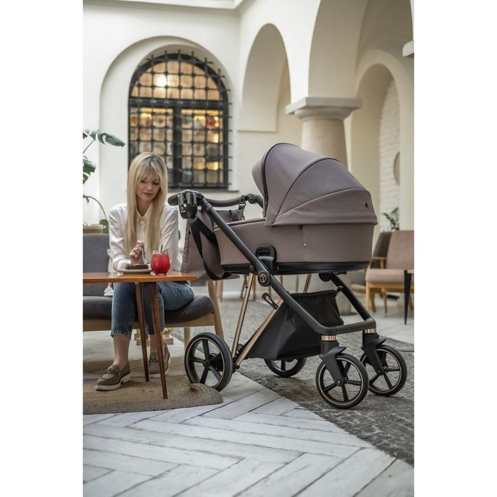 Roan vežimėlis 2/1 iVI Cocoa/Rose Gold