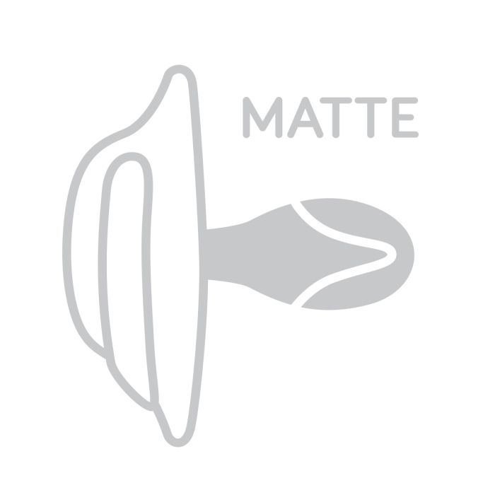 BabyOno  čiulptukas silikoninis, simetrinis, 3-6 m, mėtinis-pilkas, 1224/01