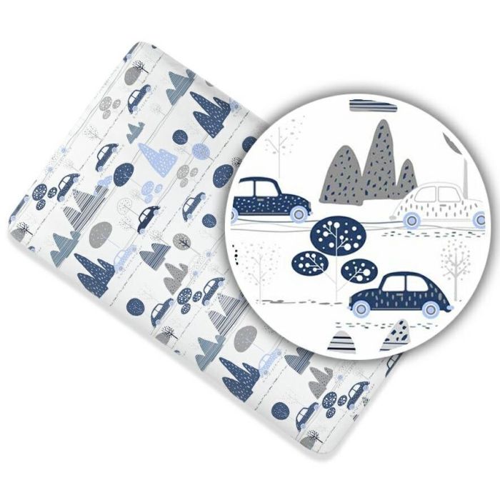 Ankras paklodė su guma 120x60 mašinytės