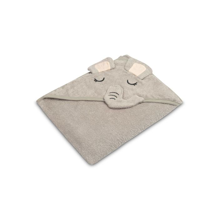 3D kapuutsiga vannilina "Elephant"100x100cm "frotte"