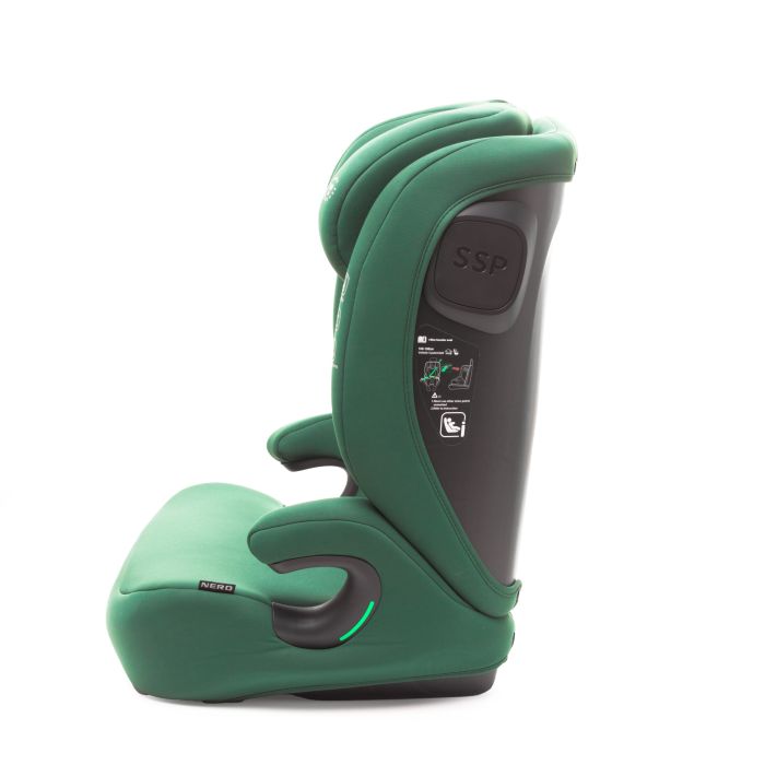 4Baby autokėdutė NERO 100-150CM tamsiai žalia I-SIZE