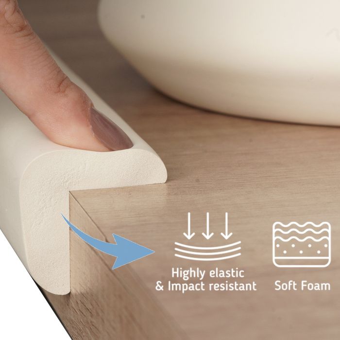 SIPO apsaugos juosta L formos kampams kreminė 2 m SBS-T11-F3