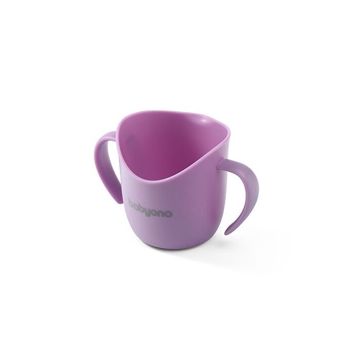 Babyono ergonomiškas mokomasis puodelis violetinis 1463/05