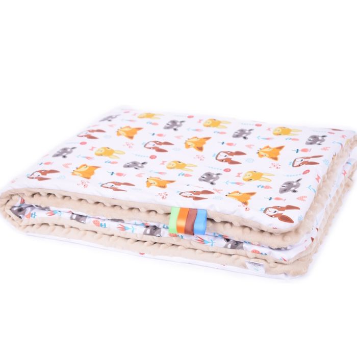 Hällikomplekt  "Forest Friends" pleed 100x75cm ja padi 30x40cm