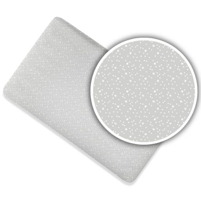 Ankras paklodė  su guma 160x80 žvaigždynas pilka