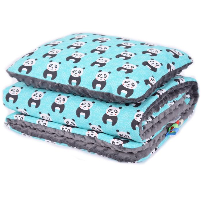 Hällikomplekt "Panda" oleed 100x75cm ja padi 30x40cm