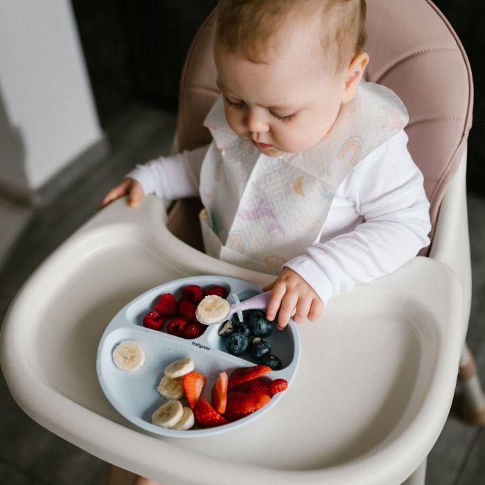 Babyono lėkštutė silikoninė neslystanti mėlyna 1482/01