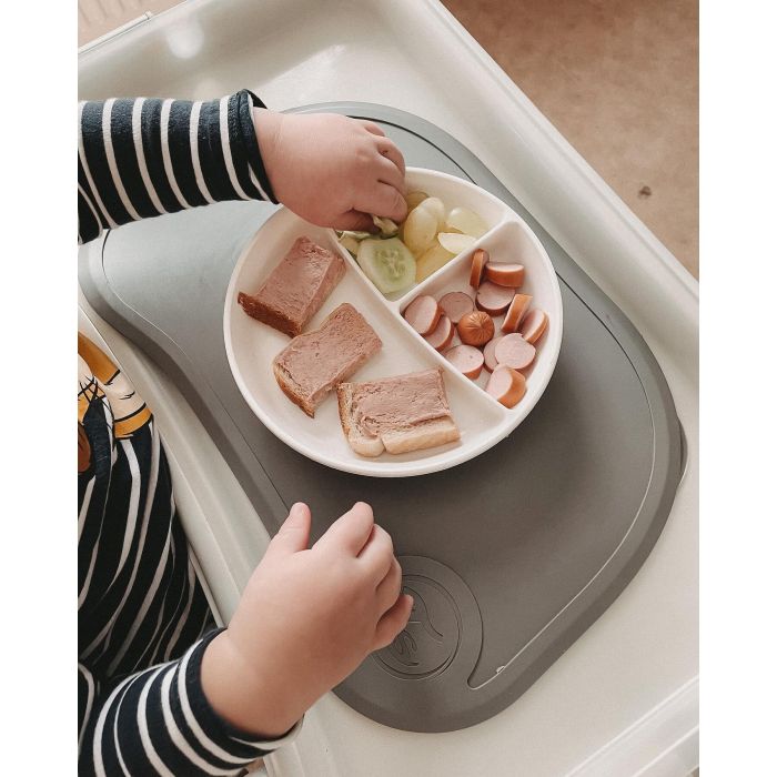 Twistshake lėkštė su skyreliais balta 78177