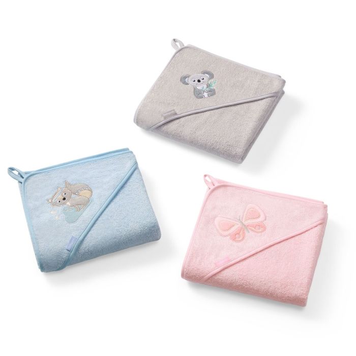 BabyOno rankšluostis su gobtuvu bambukinis 100x100 rožinis 346/04