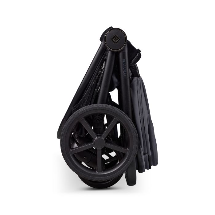 Moon vežimėlis universalus susilankstantis lopšys  2/1 Resea fold pilkas