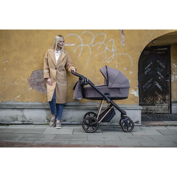 Roan vežimėlis 2/1 iVI Cocoa/Rose Gold