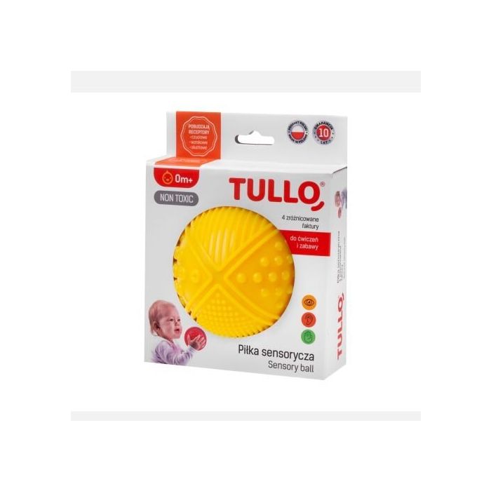 Tullo lavinamasis kamuoliukas, 6cm, geltonas 471