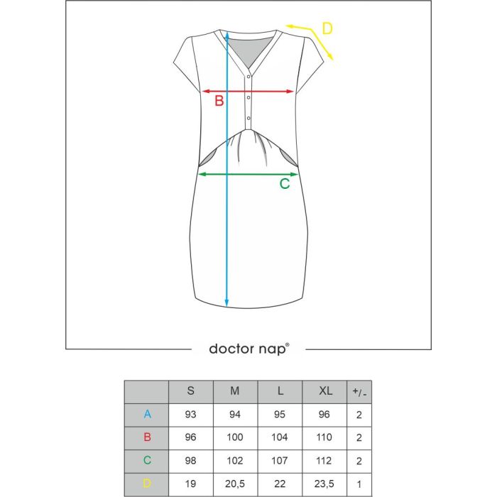 Puuvillane öösärk rasedatele naistele "Sweet" love