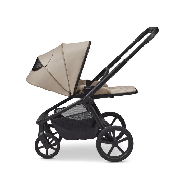 Moon vežimėlis universalus susilankstantis lopšys  2/1 Resea fold kreminis