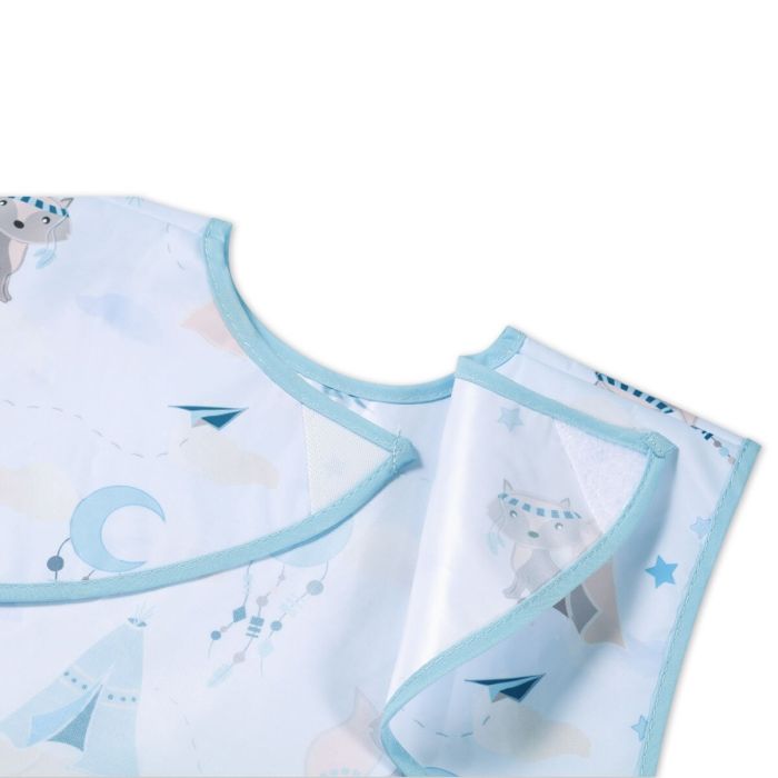 Babyono prijuostė neperšlampama su kišene nuo 24 mėn meškėnas mėlynas 1642/01