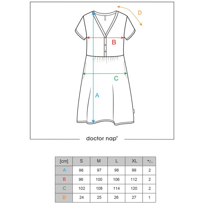 Puuvillane öösärk rasedatele naistele "Line" beige