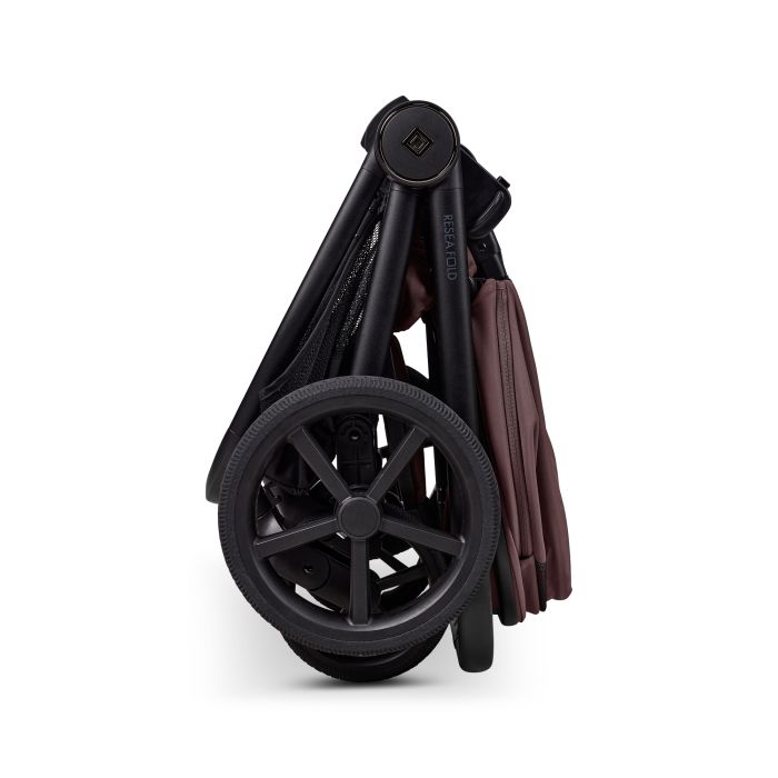 Moon vežimėlis universalus susilankstantis lopšys  2/1 Resea fold bronzinis