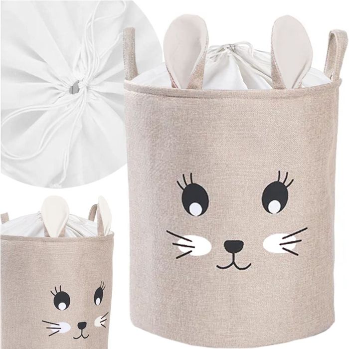 SIPO krepšys žaislams premium kiškis 40x40x50cm XB04