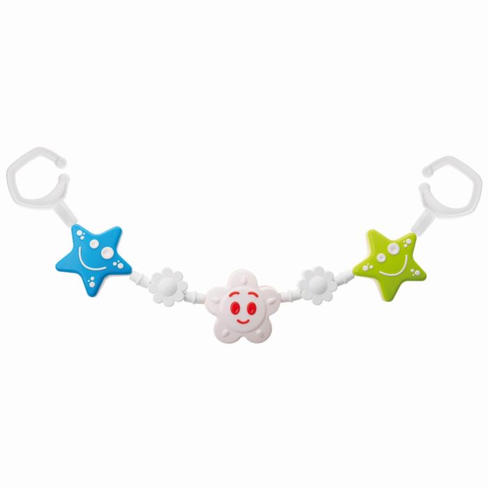 Tullo barškutis vežimėliui žvaigždutės / gėlytė 175