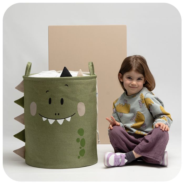 SIPO krepšys žaislams premium dino 40x40x50cm XB06