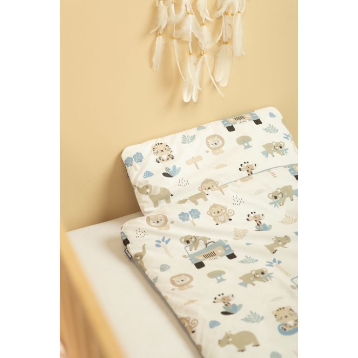 Voodipesu beebidele  täidisega 135x100 "Zoo jeans" 