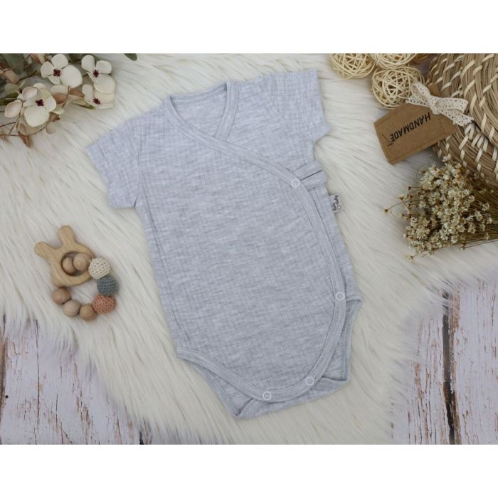 Beebi bodi lühikeste varrukatega "Kos" grey