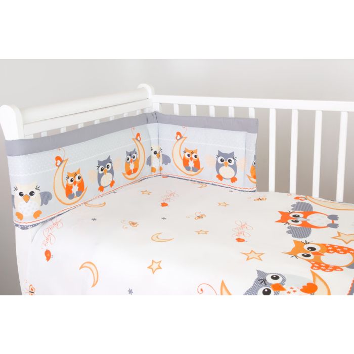 Voodipesu komplekt koos kaitsega "Ilusad unenäod", hall