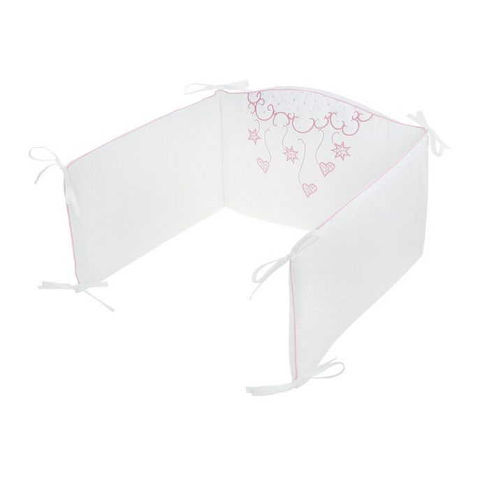 Beebi voodipesu ja voodipehmendus "Angels" roosa