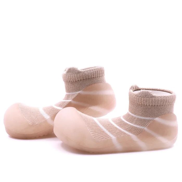 Beebi kingad Attipas "Bamboo bear" beige