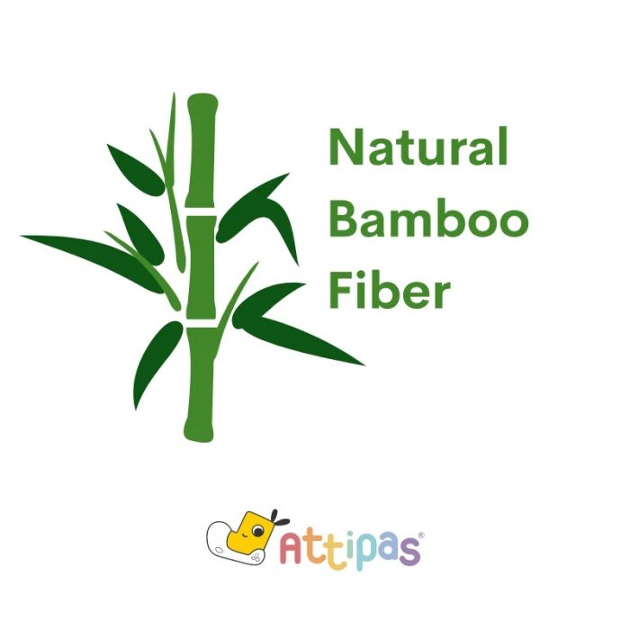 Beebi kingad  Attipas "Bamboo bear" pink