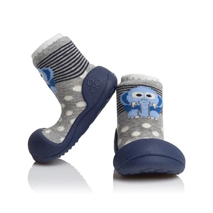 Pirmieji batukai kūdikiams Attipas "Zoo navy" 