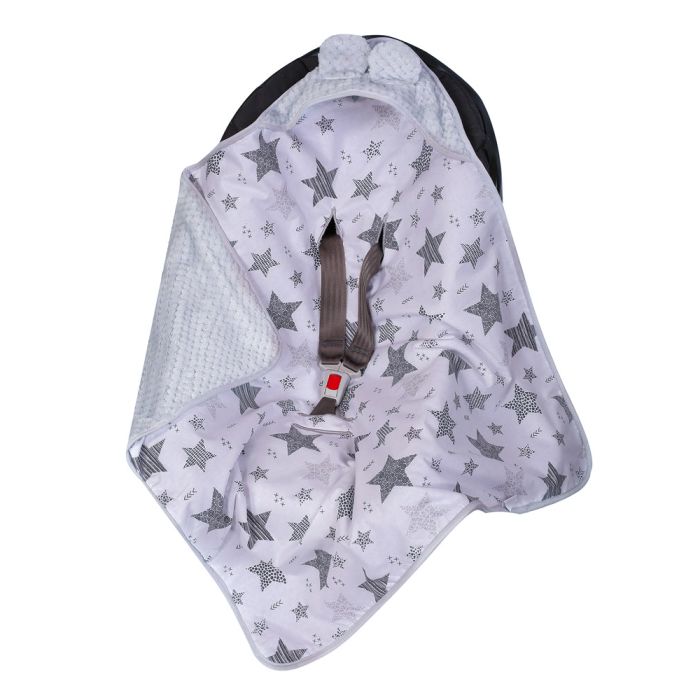 Soojakott-tekk vankrisse/turvatool "Star" 80x80 cm