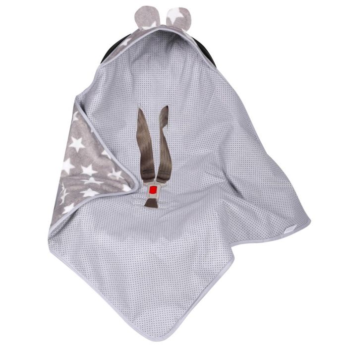 Soojakott-tekk vankrisse/turvatool "Stars & Dots" 80x80 cm