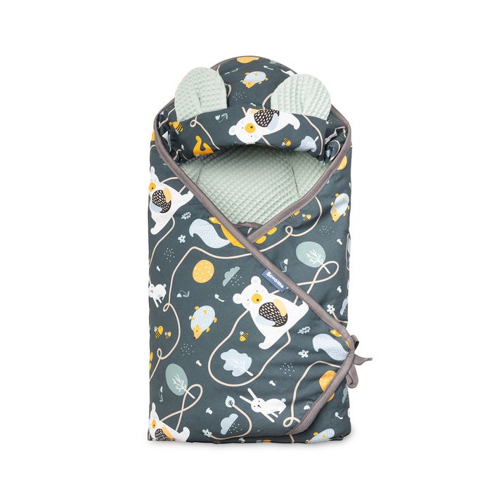 Soojakott vankrisse/turvatool "Paths" 90x90 cm valge