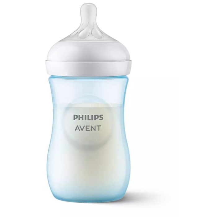 Lutipudel AVENT Natural Responsive koos lutiga 1m+ 260ml blue