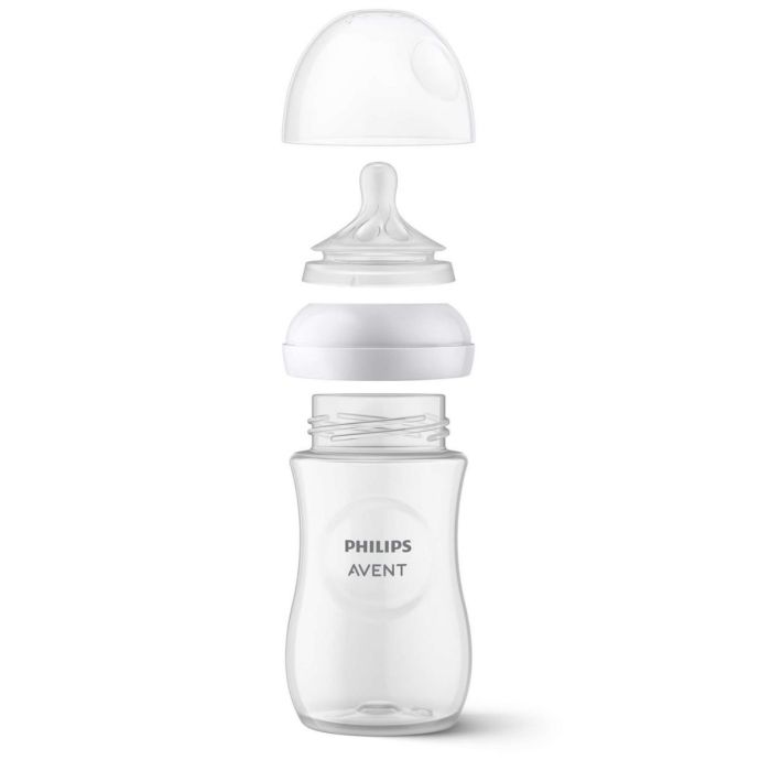 Lutipudel AVENT Natural Responsive koos lutiga 1m+ 260ml (erinevad värvid)