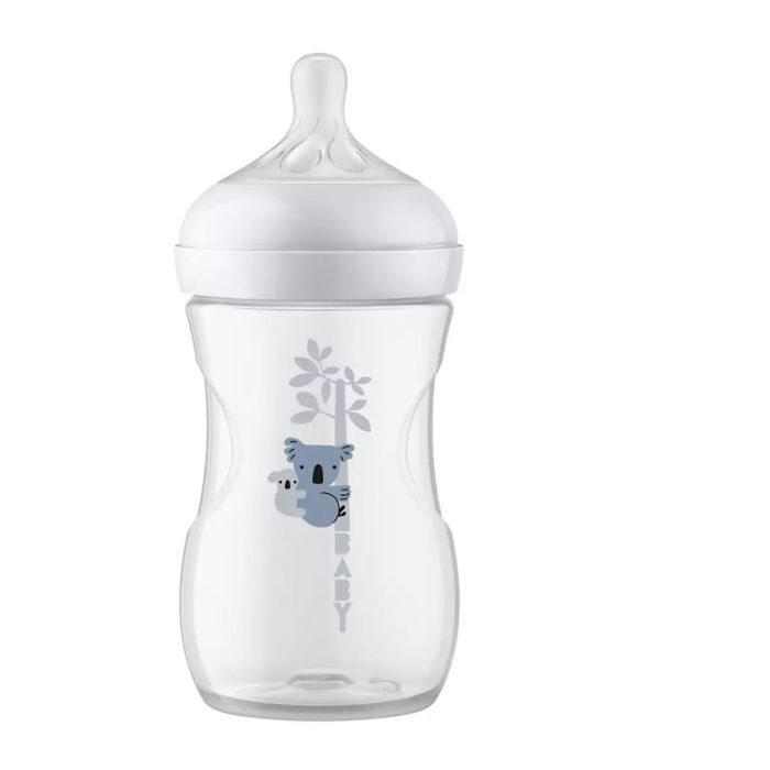 Lutipudel AVENT Natural Responsive koos lutiga 1m+ 260ml (erinevad värvid)
