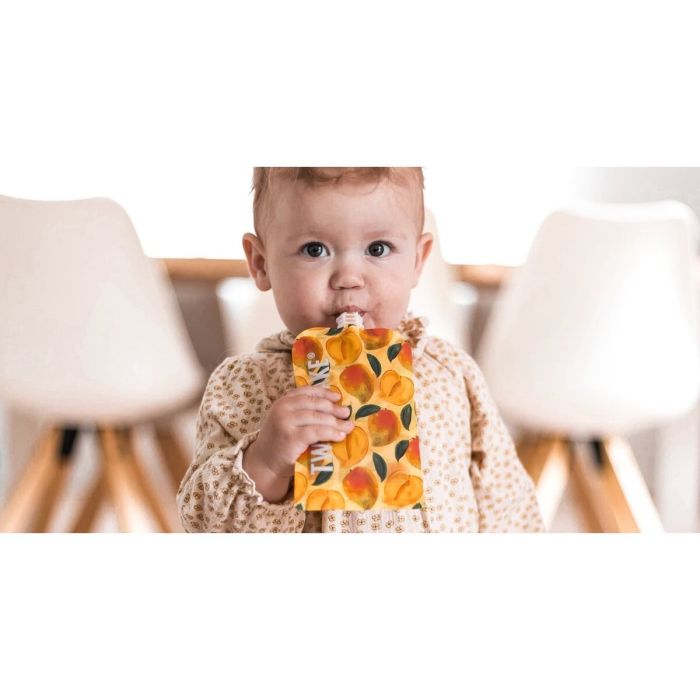 Twistshake daugkartiniai maišeliai maisteliui 5 vnt 220ml 78617