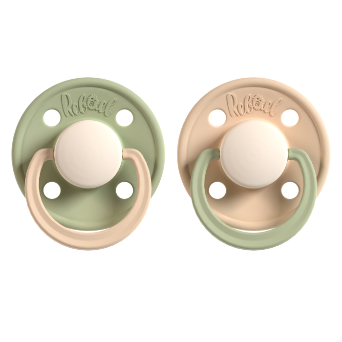 Rebael čiulptukai fashion žalias kreminis 2vnt dydis 1